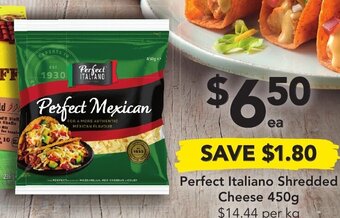 Drakes Perfect Italiano Shredded Cheese 450g offer