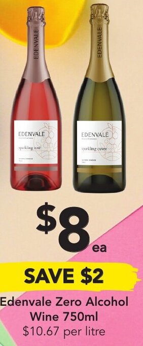 Drakes Edenvale Zero Alcohol Wine 750ml offer