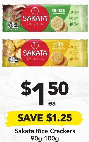 Drakes Sakata Rice Crackers 90g-100g offer