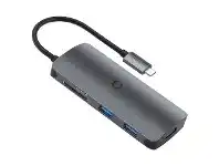 Officeworks Cygnett Unite PocketMate USB-C Hub Silver offer