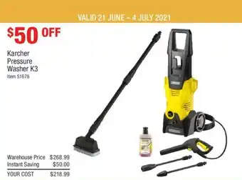 Costco Karcher Pressure Washer K3 offer