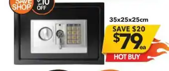 Cheap as Chips Tough Metal Electronic Safes 35x25x25cm offer