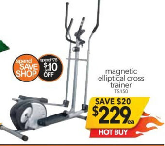 Cheap as Chips Magnetic Elliptical Cross Trainer offer