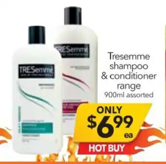 Cheap as Chips Tresemme Shampoo & Conditioner 900ml offer