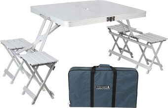 BCF Wanderer folding table & chair set offer