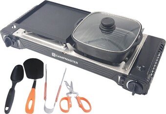 BCF Campmaster butane combo camp stove offer