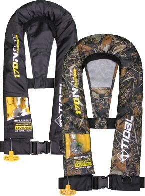 Tidal elite 170n manual inflatable pfd