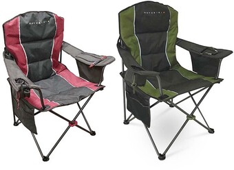 BCF Wanderer premium cooler arm chairs offer
