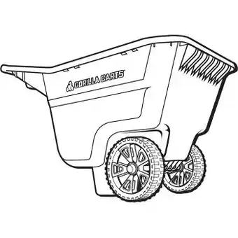 Bunnings Gorilla carts 140l poly yard cart offer