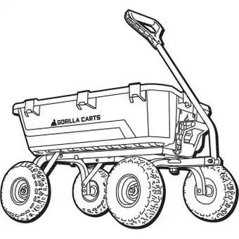 Bunnings Gorilla carts 200l poly garden cart offer
