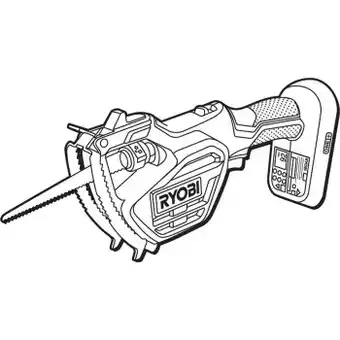 Bunnings Ryobi one+ 18v pruning saw skin offer
