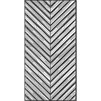 Lattice makers ‘herringbone’ screen panel