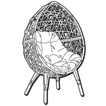 Bunnings Marquee wicker egg chair offer