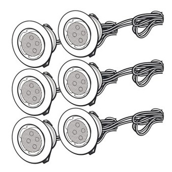 Holman 12v led deck lights pack of 6