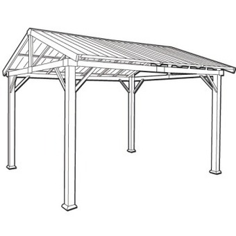 Bunnings Mimosa ‘mullaloo’ timber look gazebo offer
