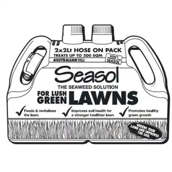Bunnings Seasol 2l lawn fertiliser pack of 2 offer