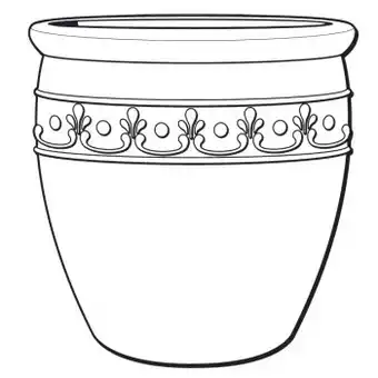 Bunnings Northcote pottery glazed studded pot offer