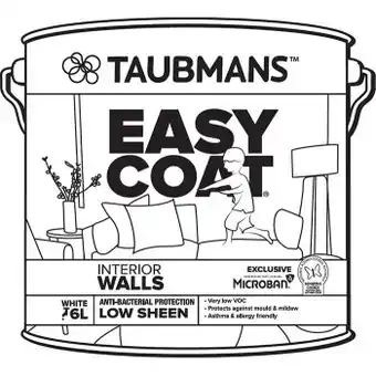 Bunnings Taubmans 6l ‘easycoat’ interior paint offer
