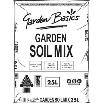 Bunnings Garden basics 25l garden soil mix offer