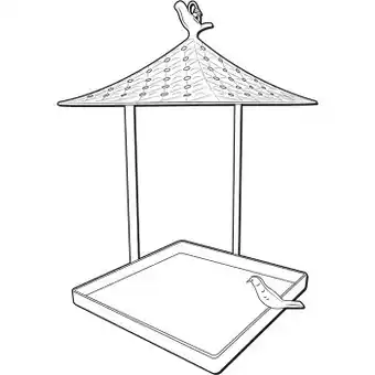 Gardman gazebo bird feeder