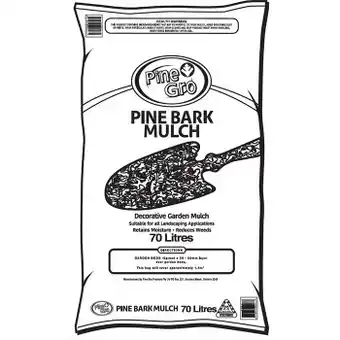 Bunnings Pine gro 70l pine bark mulch offer