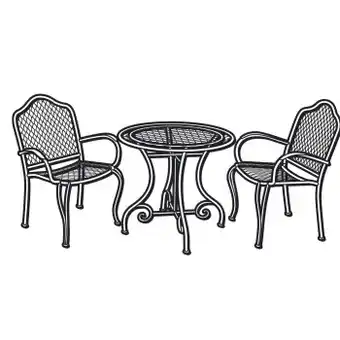 Marquee bistro 3 piece setting sale