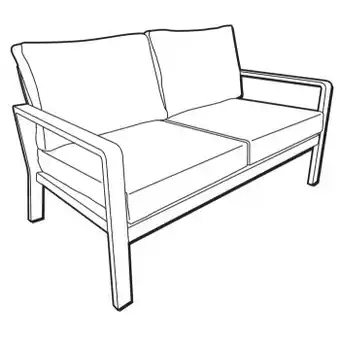 Bunnings Mimosa ‘solaris’ 2 seater lounge offer