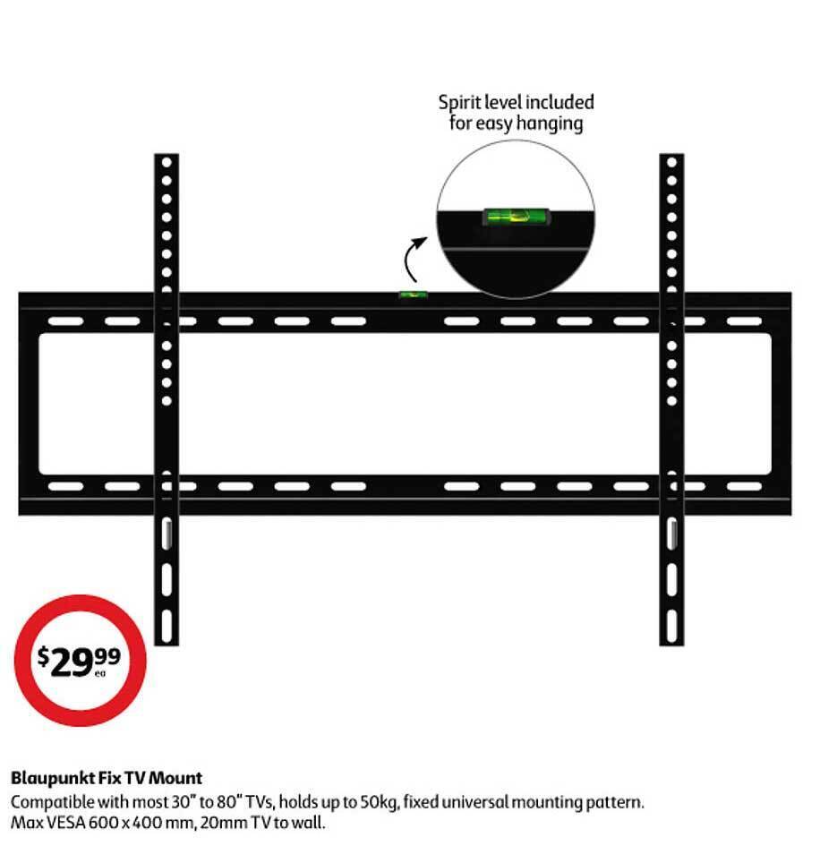 Blaupunkt fix tv mount offer at Coles