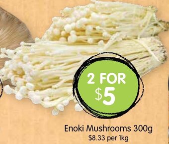 Spudshed Enoki Mushrooms 300g offer