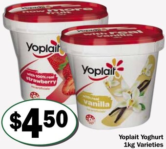 Friendly Grocer Yoplait Yoghurt 1Kg Varieties offer