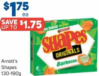 Foodland Arnott's Shapes 130-190 g offer