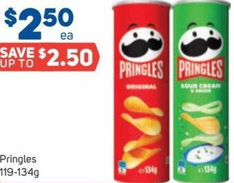 Foodland Pringles 119-134 g offer