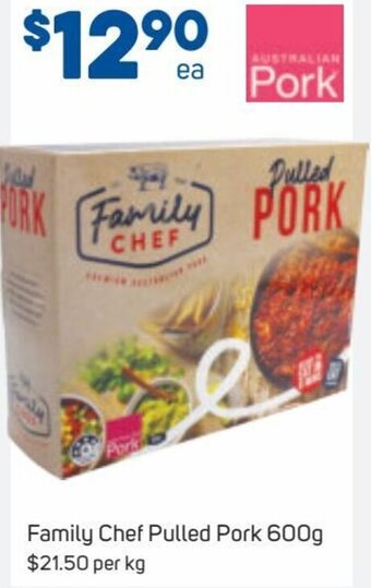 Foodland Family Chef Pulled Pork 600g offer