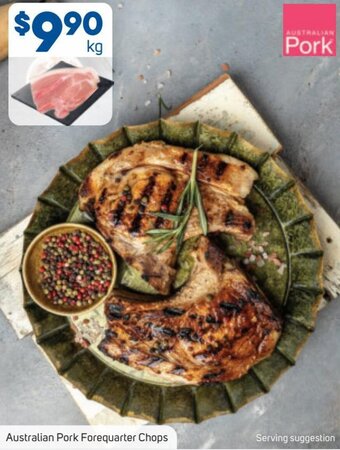 Foodland Australian Pork Forequarter Chops offer