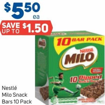 Foodland Nestlé Milo Snack Bars offer