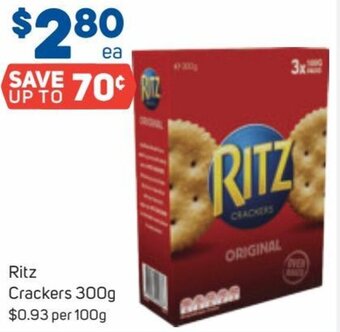 Foodland Ritz Crackers 300 g offer