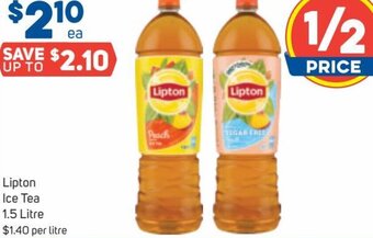 Foodland Lipton Ice Tea 1.5 Litre offer