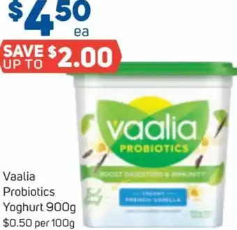 Foodland Vaalia Probiotics Yoghurt 900 g offer