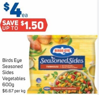 Foodland Birds Eye Seasoned Sides Vegetables 600 g offer