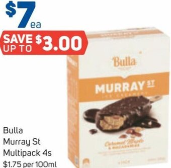 Foodland Bulla Murray St Multipack 4s offer