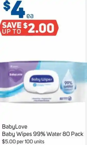 Foodland Beyond Baby Wipes 99% Water 80Pack offer
