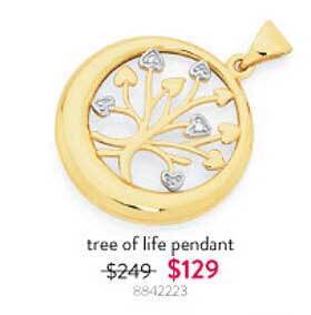 Goldmark Tree of life pendant offer
