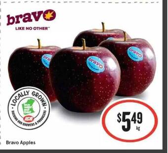 IGA Bravo apples offer