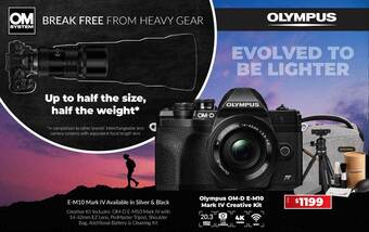 Camera House Olympus om-d e-m10 mark iv creative kit offer