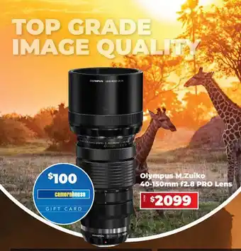 Camera House Olympus m zuiko 40.150mm f2.8 pro lens offer