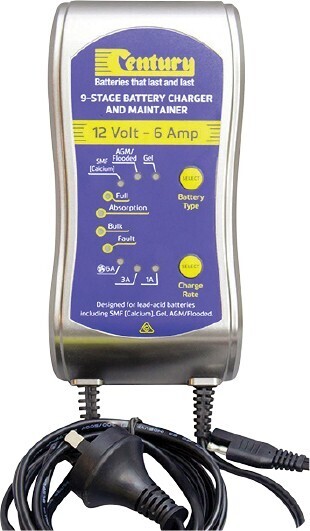 SuperCheap Auto Century 1/3/6a 9 stage automatic battery charger offer