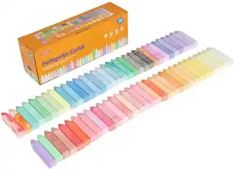 Officeworks Kadink 64 pack footpath chalk offer