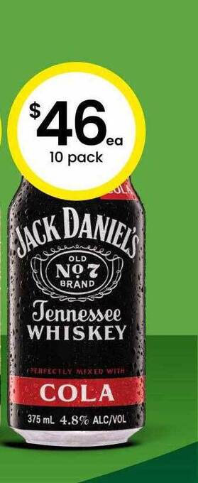 The Bottle O Jack daniel's offer