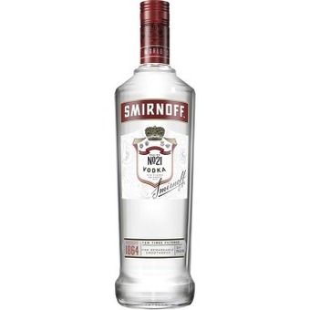 Smirnoff red label vodka 1l