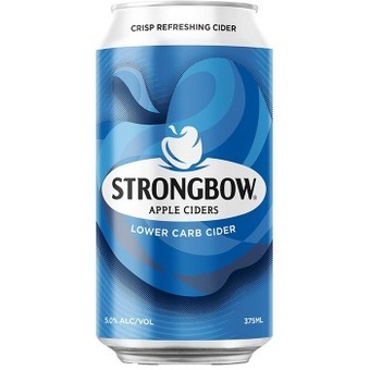 Dan Murphy's Strongbow lower carb apple cider cans 10 pack 375ml offer